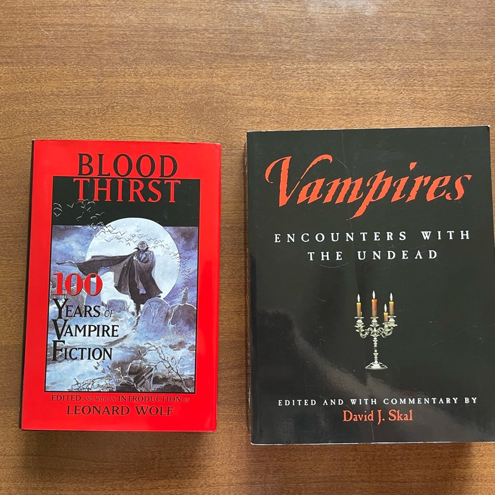 - - 2 Vampire Books in great condition.